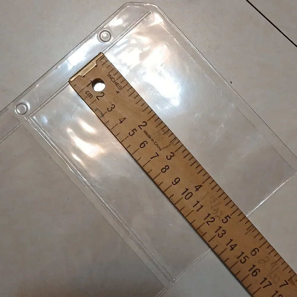 Clear Plastic Protector Pages